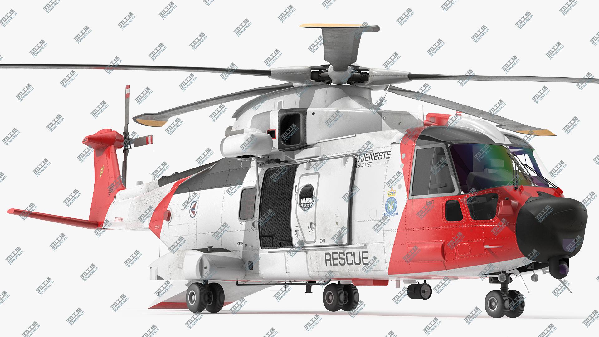 images/goods_img/20210313/3D AgustaWestland AW101 Helicopter Norwegian Air Force/1.jpg